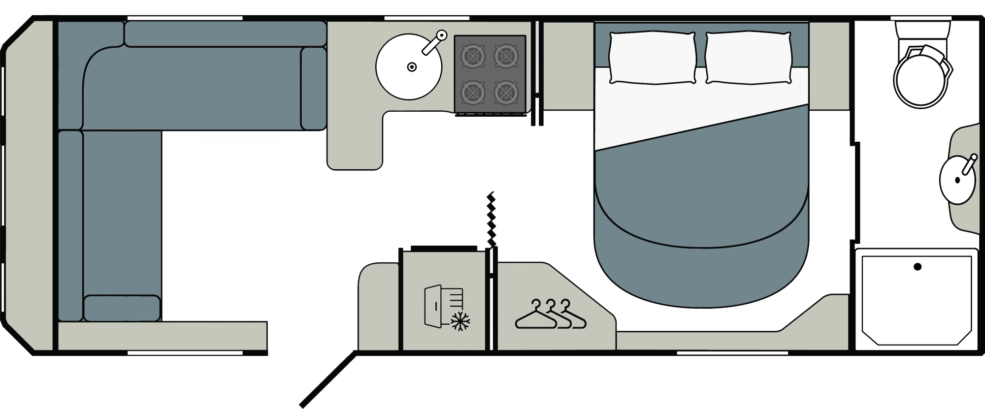Caravan Floor Plan