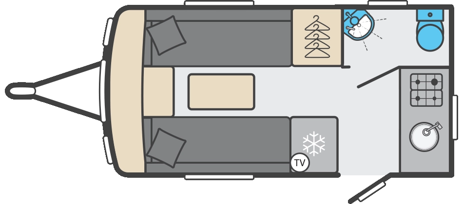 Caravan Floor Plan