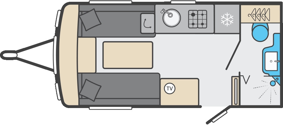 Caravan Floor Plan