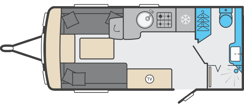 Caravan Floor Plan
