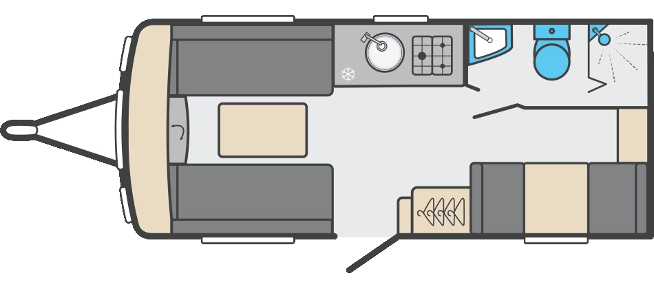 Caravan Floor Plan