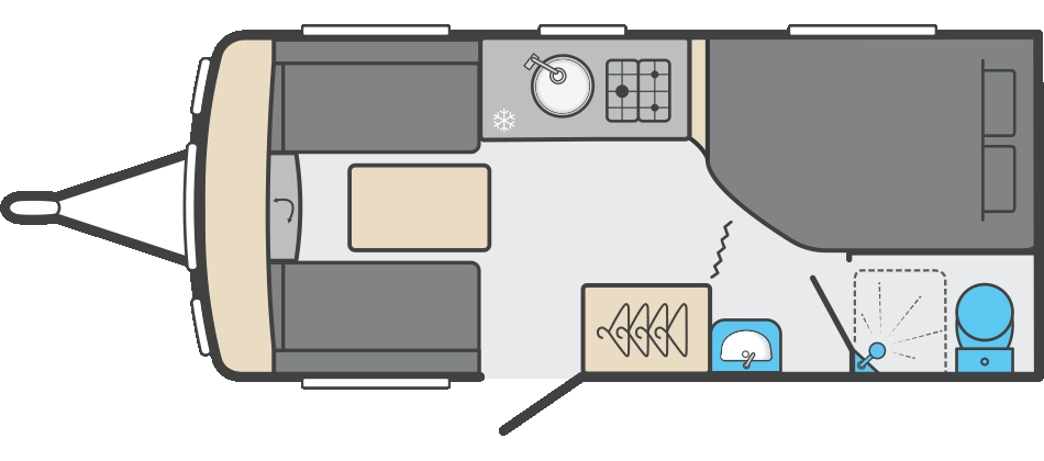 Caravan Floor Plan