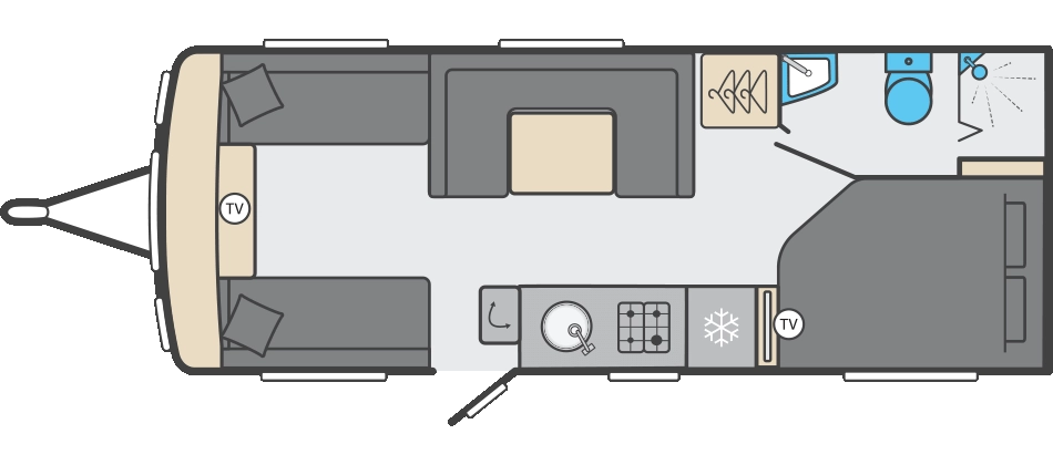 Caravan Floor Plan