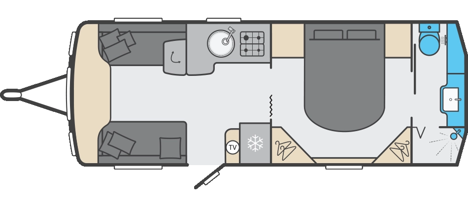 Caravan Floor Plan