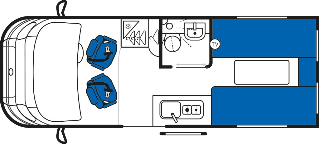 Caravan Floor Plan