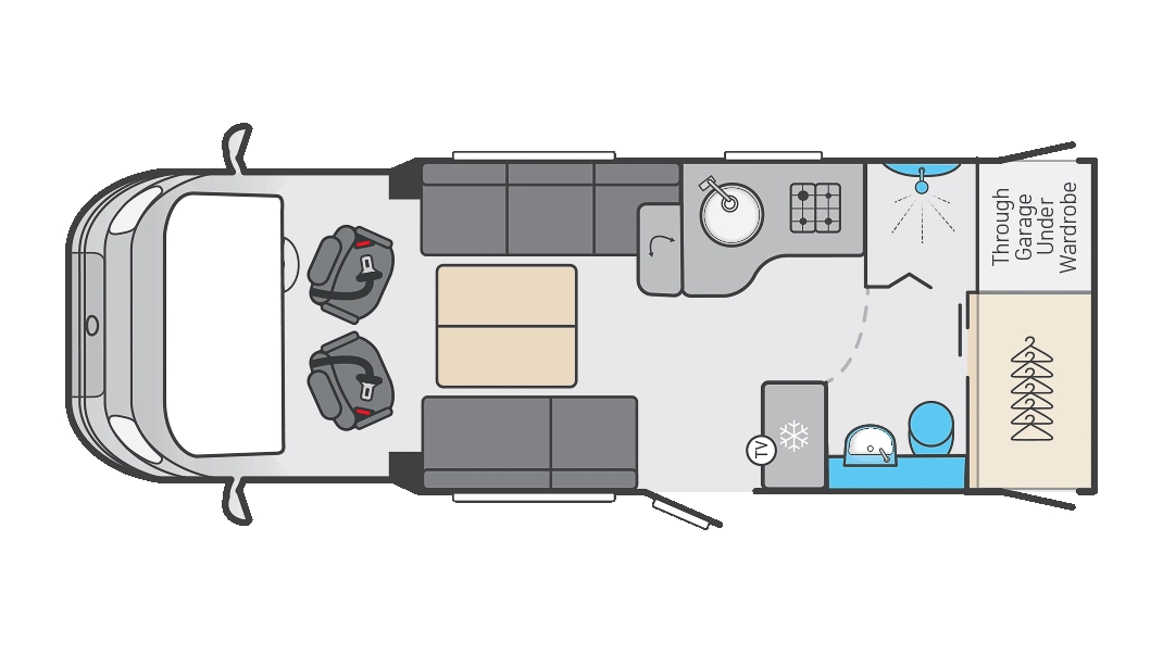 Caravan Floor Plan