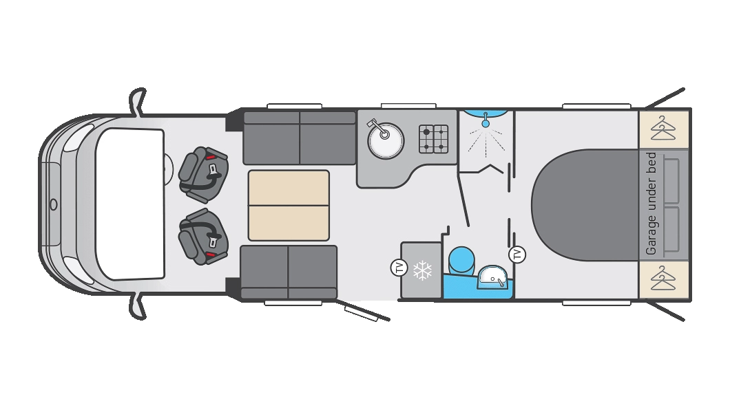 Caravan Floor Plan