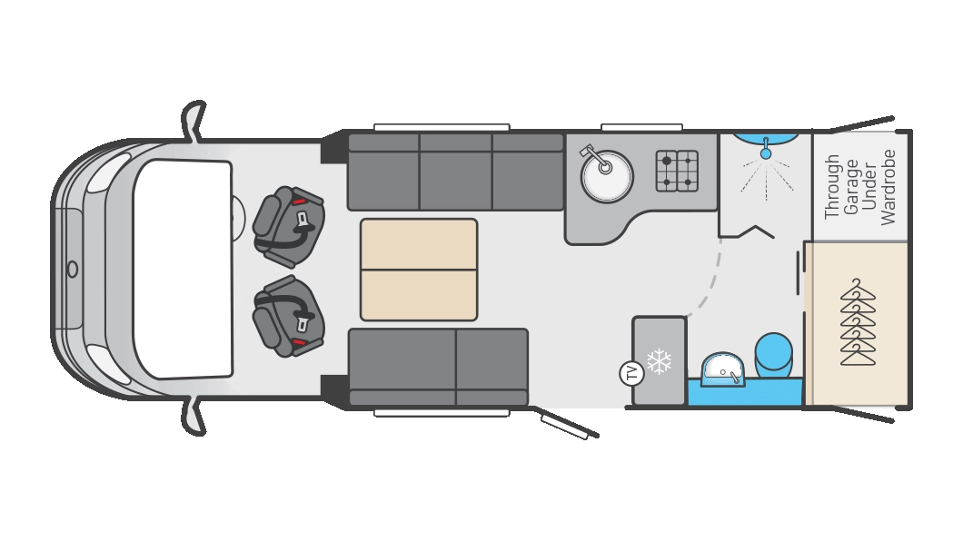 Caravan Floor Plan
