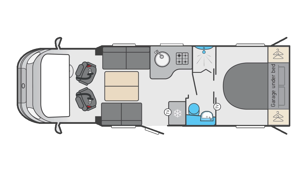 Caravan Floor Plan