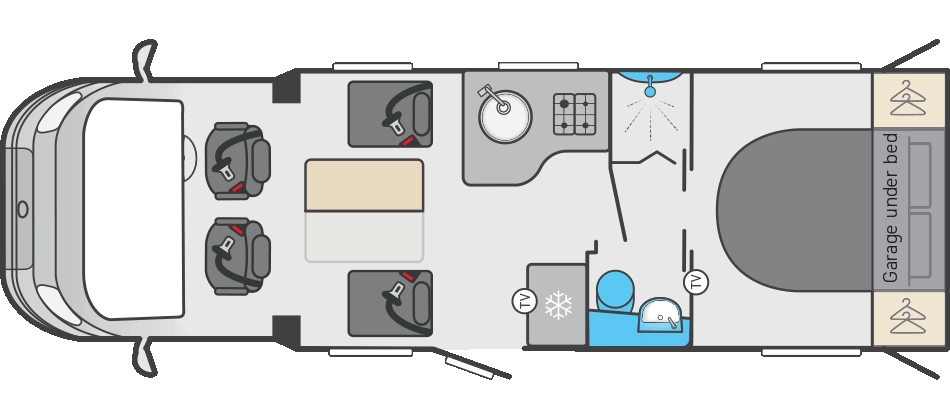 Caravan Floor Plan