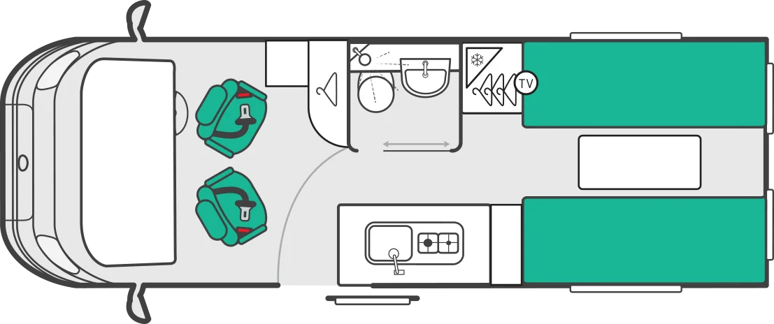 Caravan Floor Plan