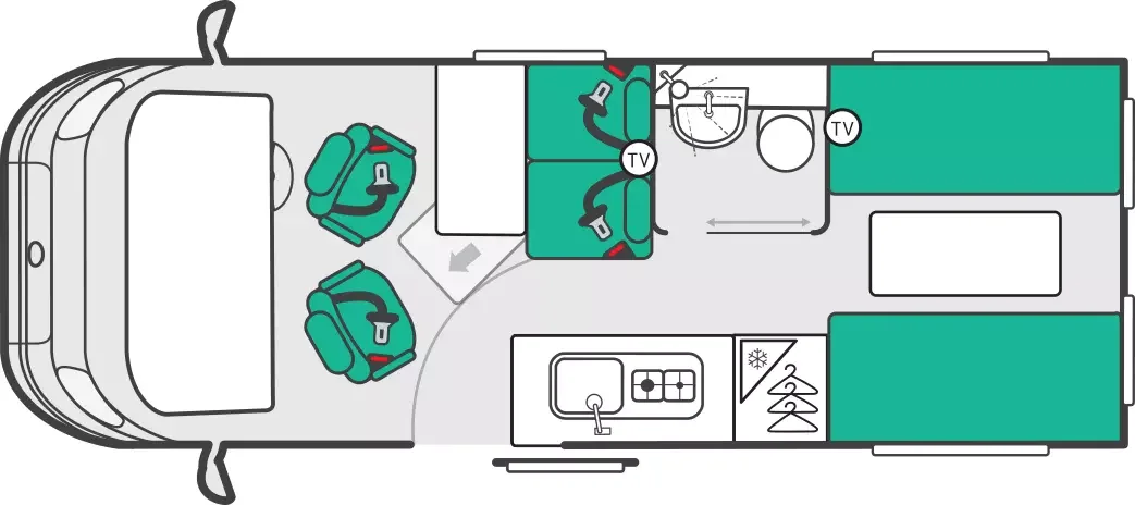 Caravan Floor Plan
