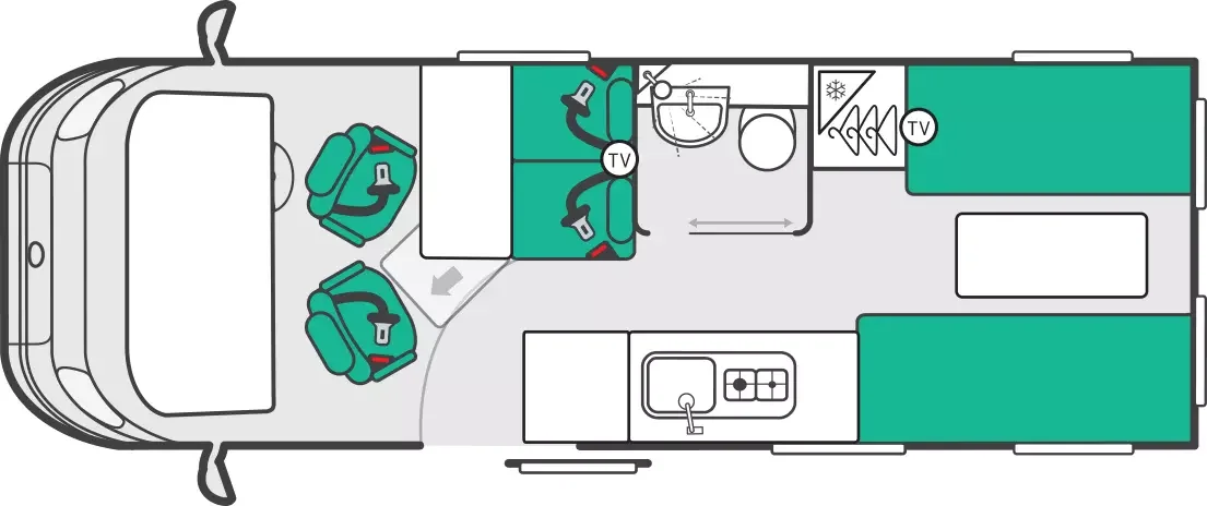 Caravan Floor Plan
