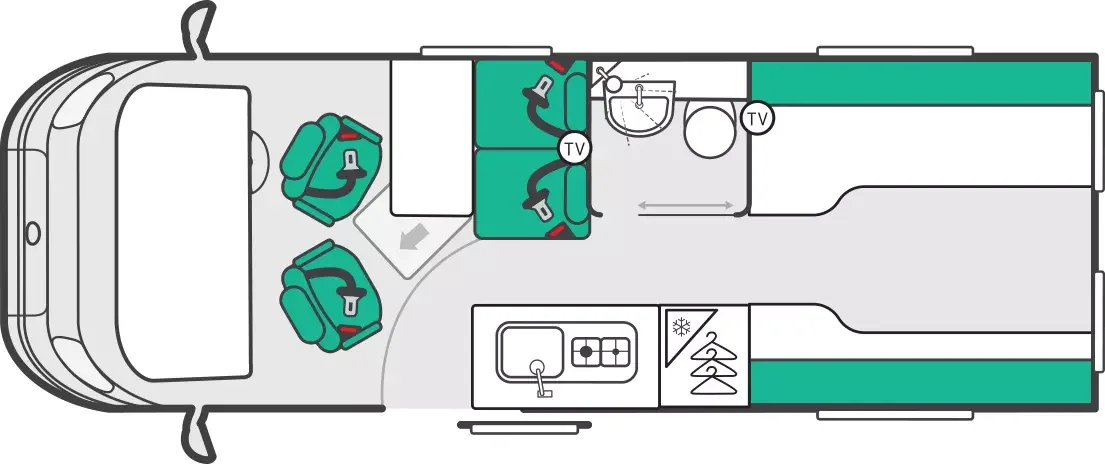 Caravan Floor Plan