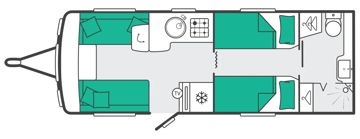 Caravan Floor Plan
