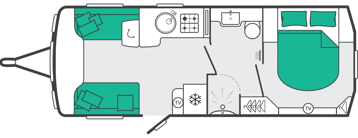 Caravan Floor Plan