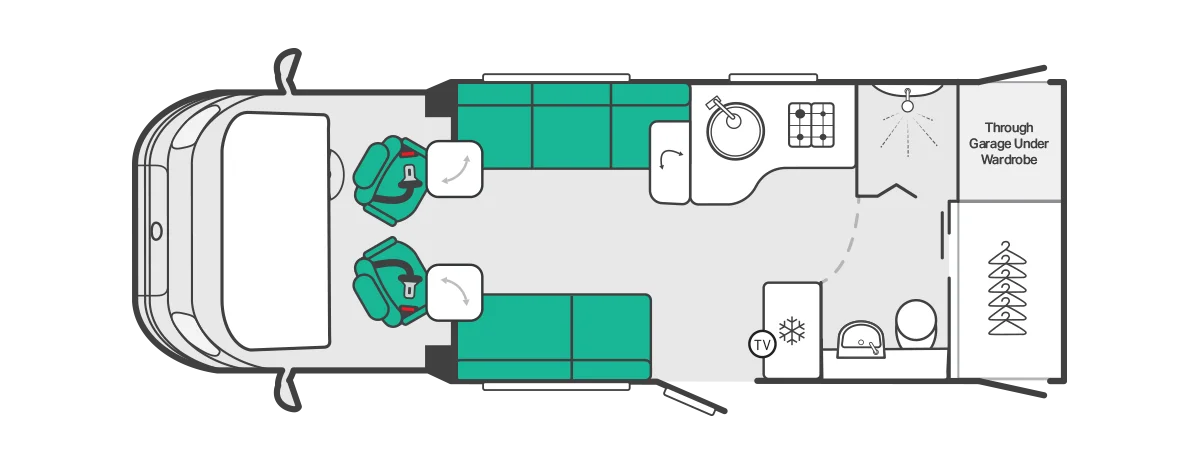 Caravan Floor Plan