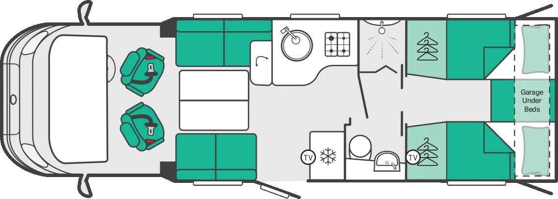 Caravan Floor Plan