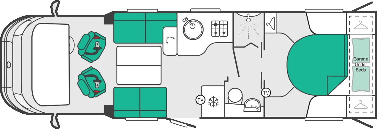 Caravan Floor Plan