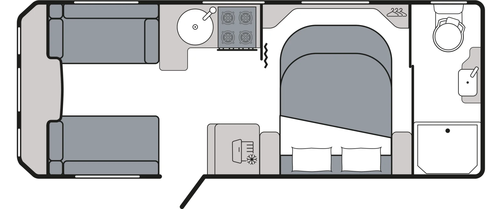 Caravan Floor Plan