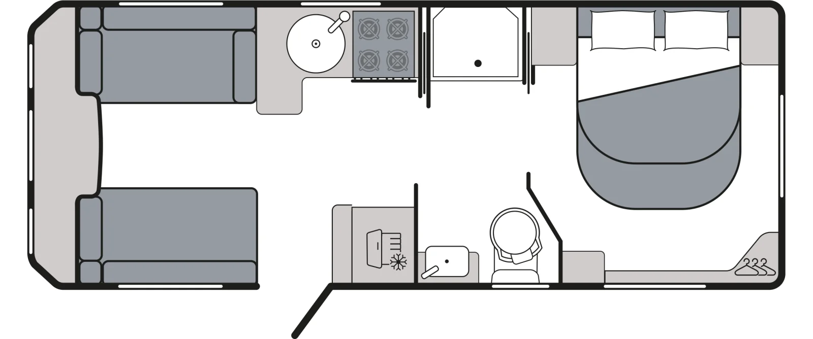 Caravan Floor Plan