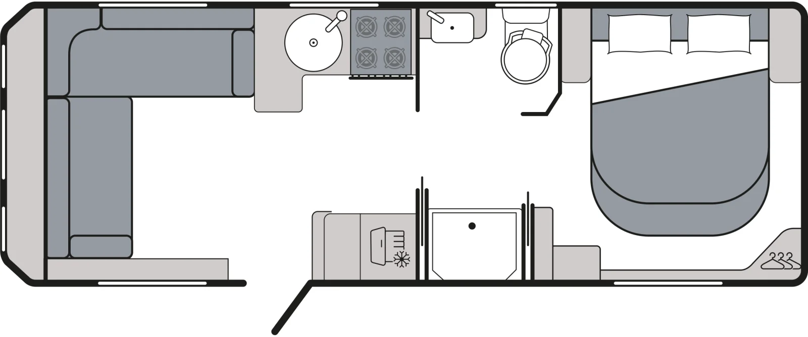 Caravan Floor Plan