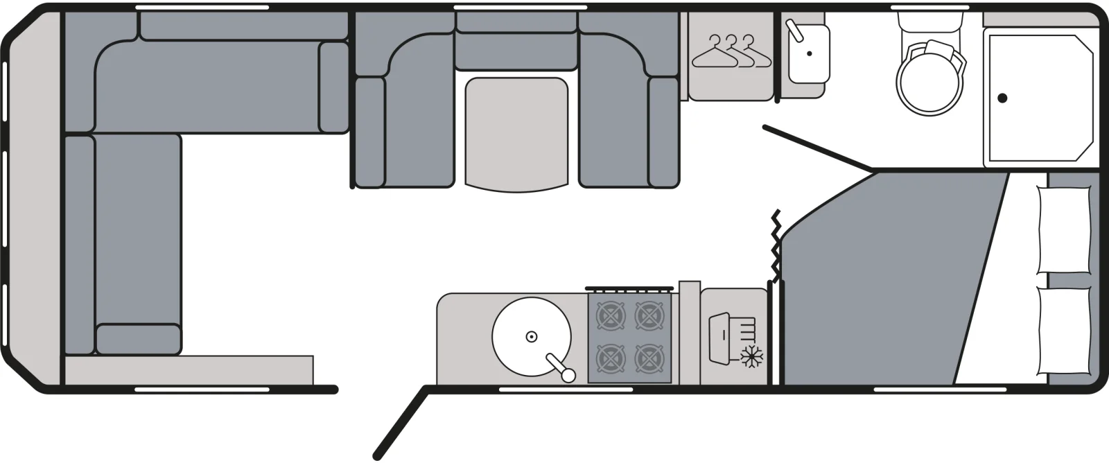 Caravan Floor Plan