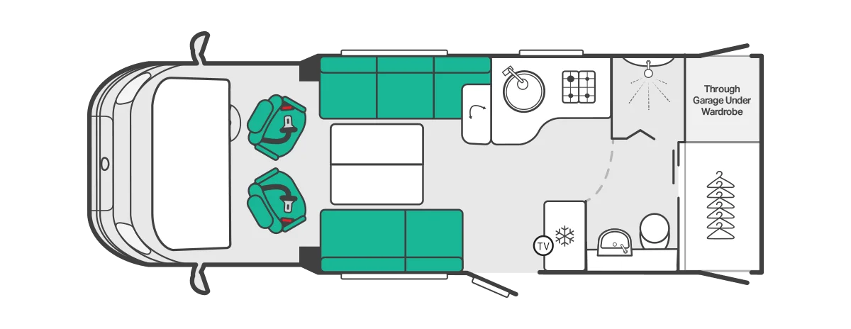 Caravan Floor Plan