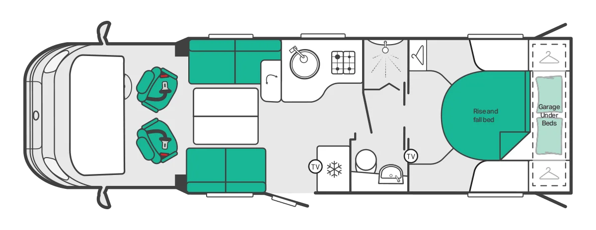 Caravan Floor Plan
