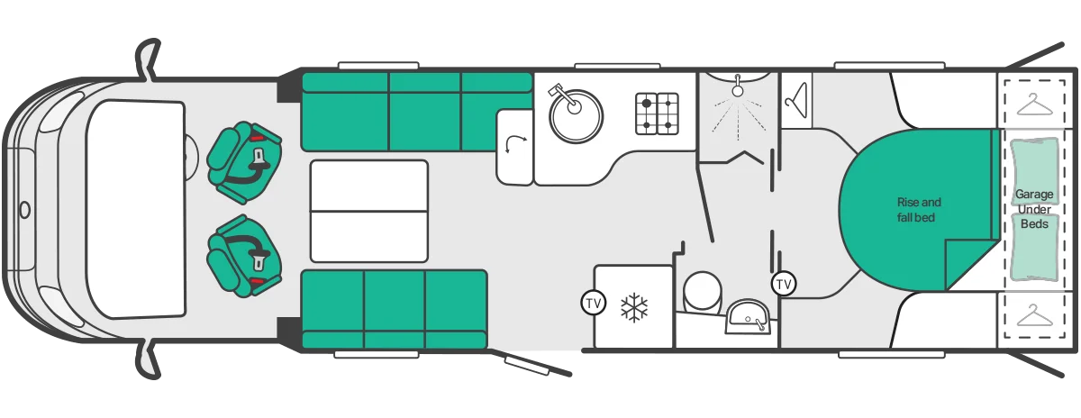 Caravan Floor Plan