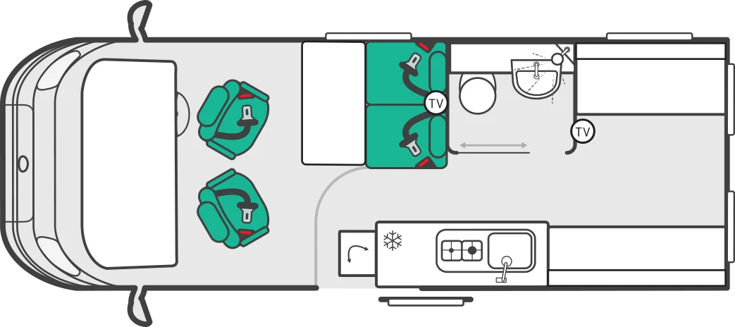 Caravan Floor Plan