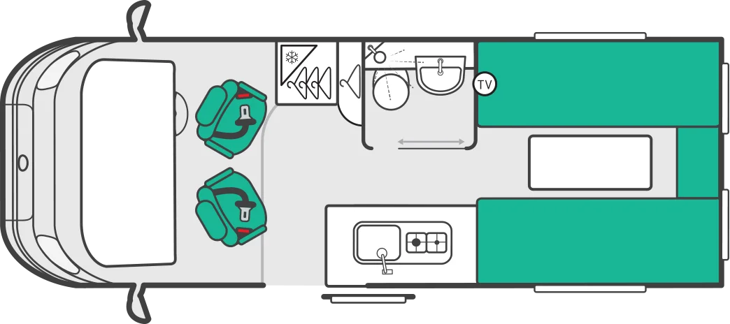 Caravan Floor Plan