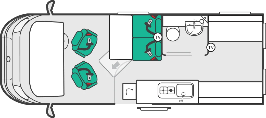 Caravan Floor Plan