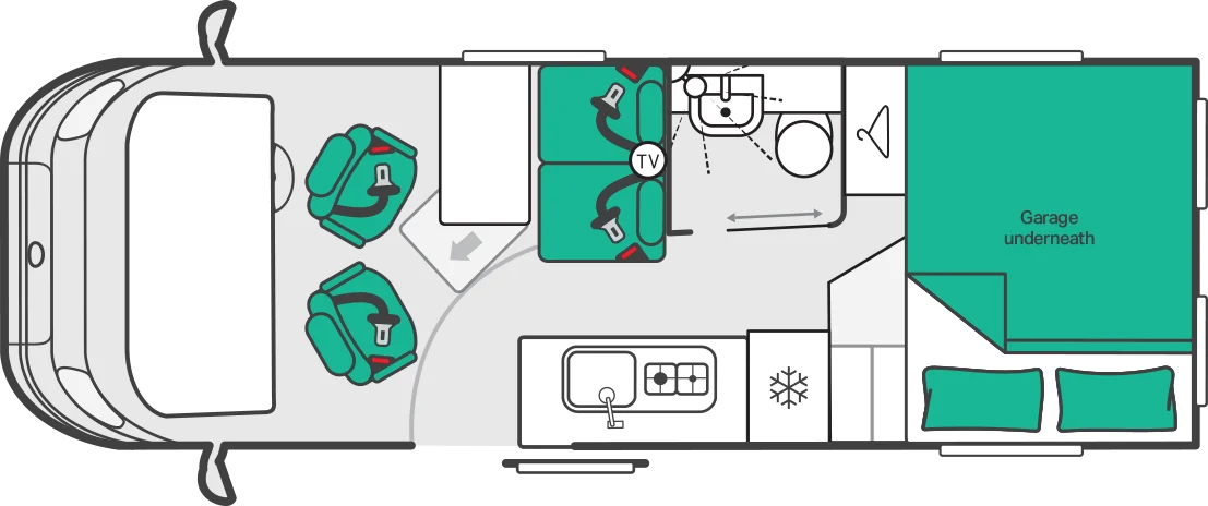 Caravan Floor Plan