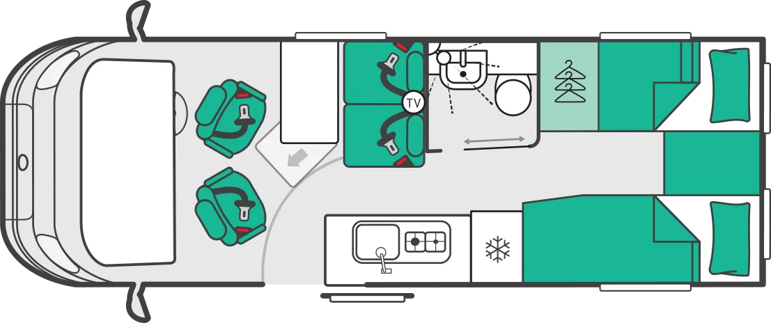 Caravan Floor Plan
