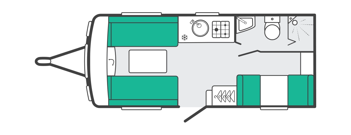 Caravan Floor Plan