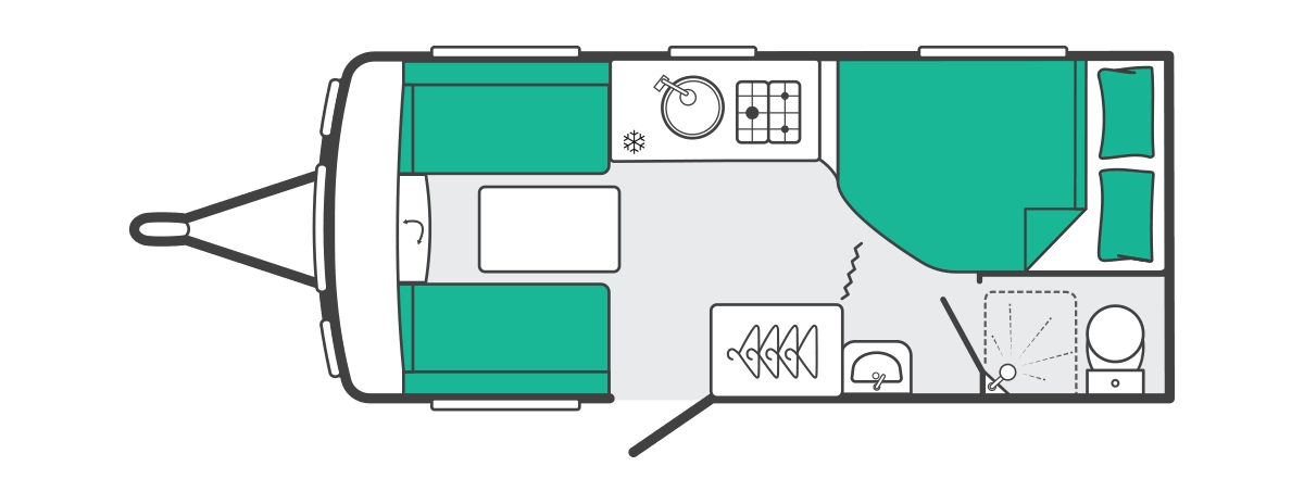 Caravan Floor Plan