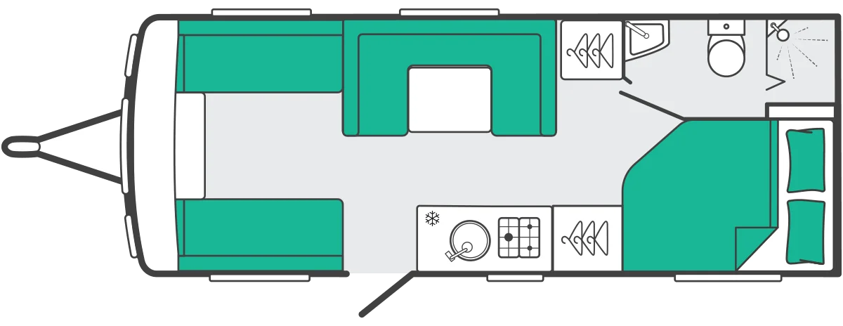 Caravan Floor Plan