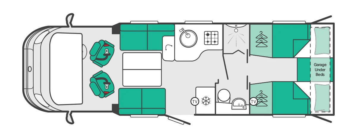 Caravan Floor Plan