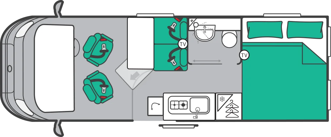 Caravan Floor Plan