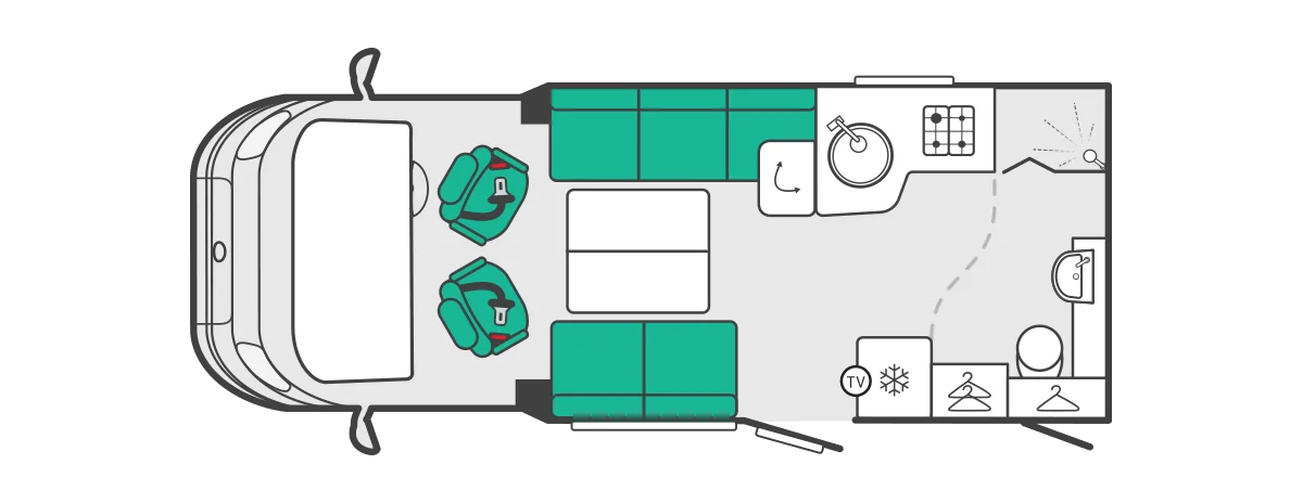 Caravan Floor Plan