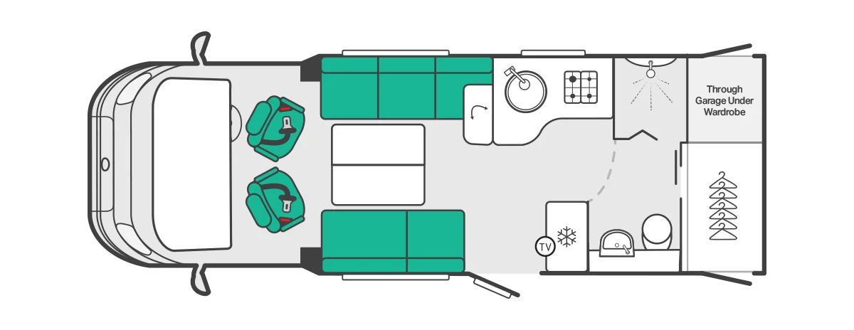 Caravan Floor Plan