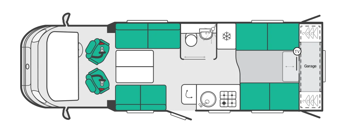 Caravan Floor Plan