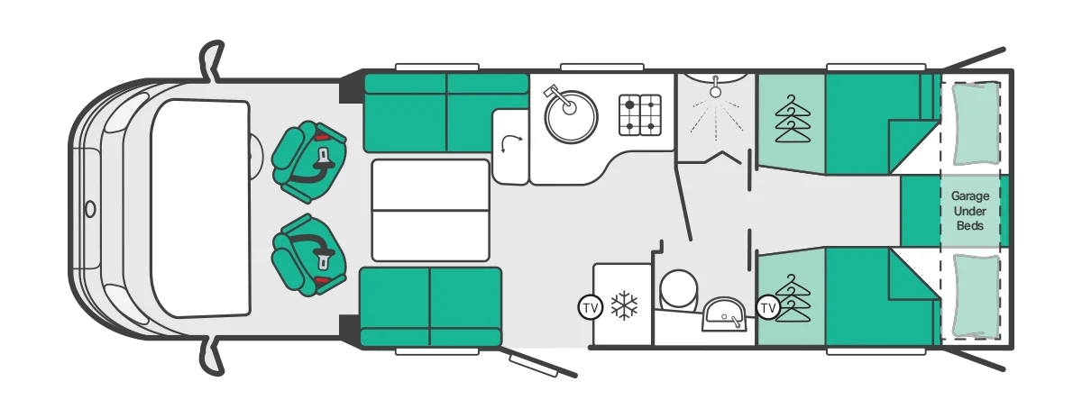 Caravan Floor Plan