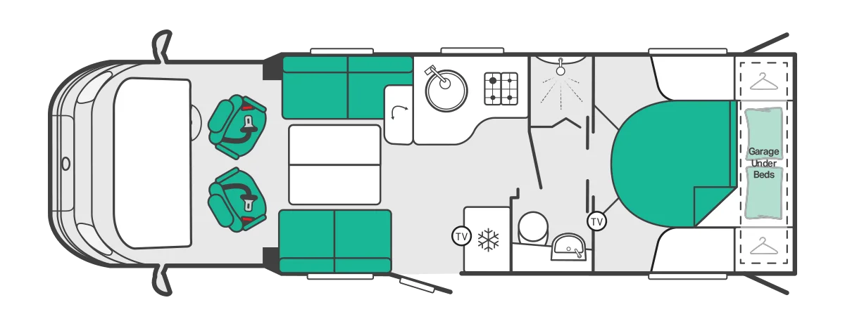 Caravan Floor Plan