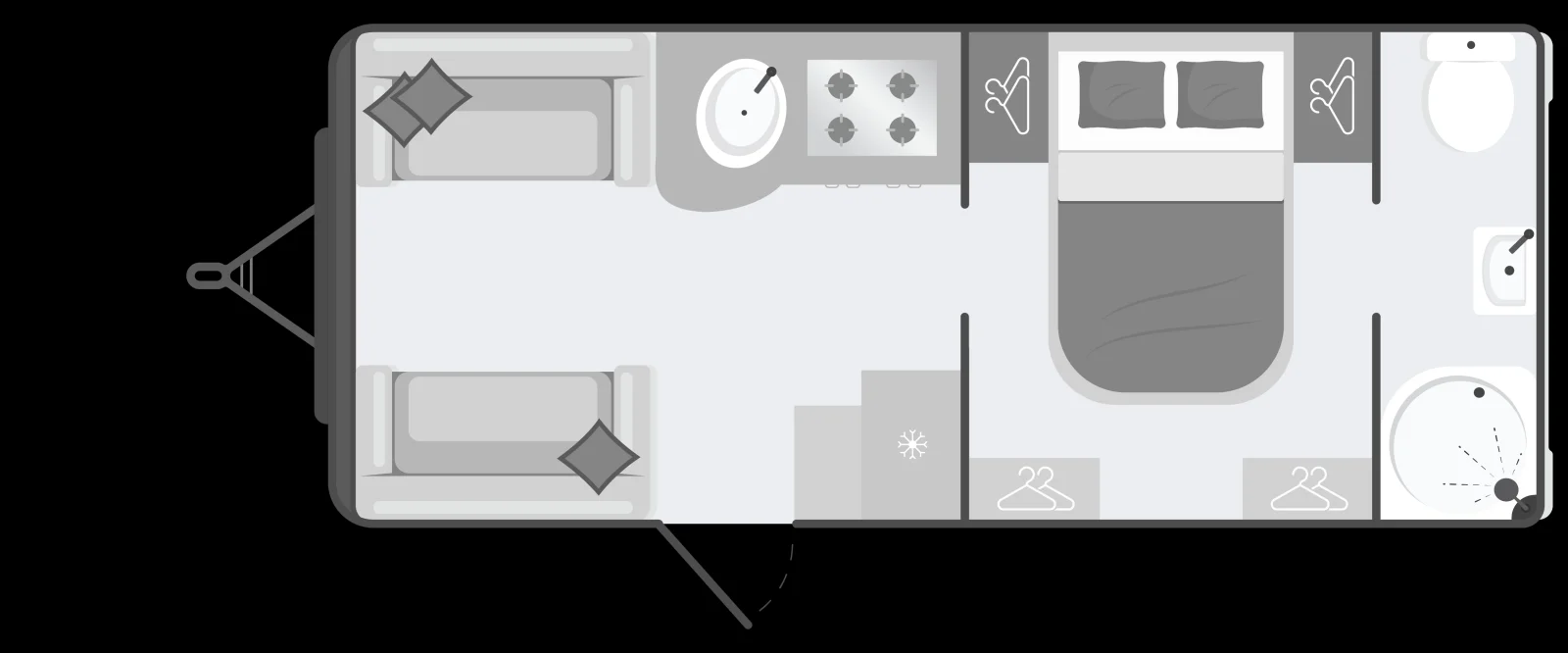 Caravan Floor Plan