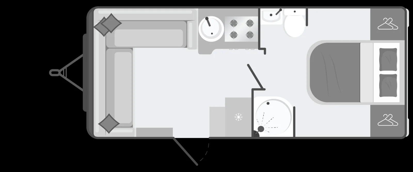 Caravan Floor Plan