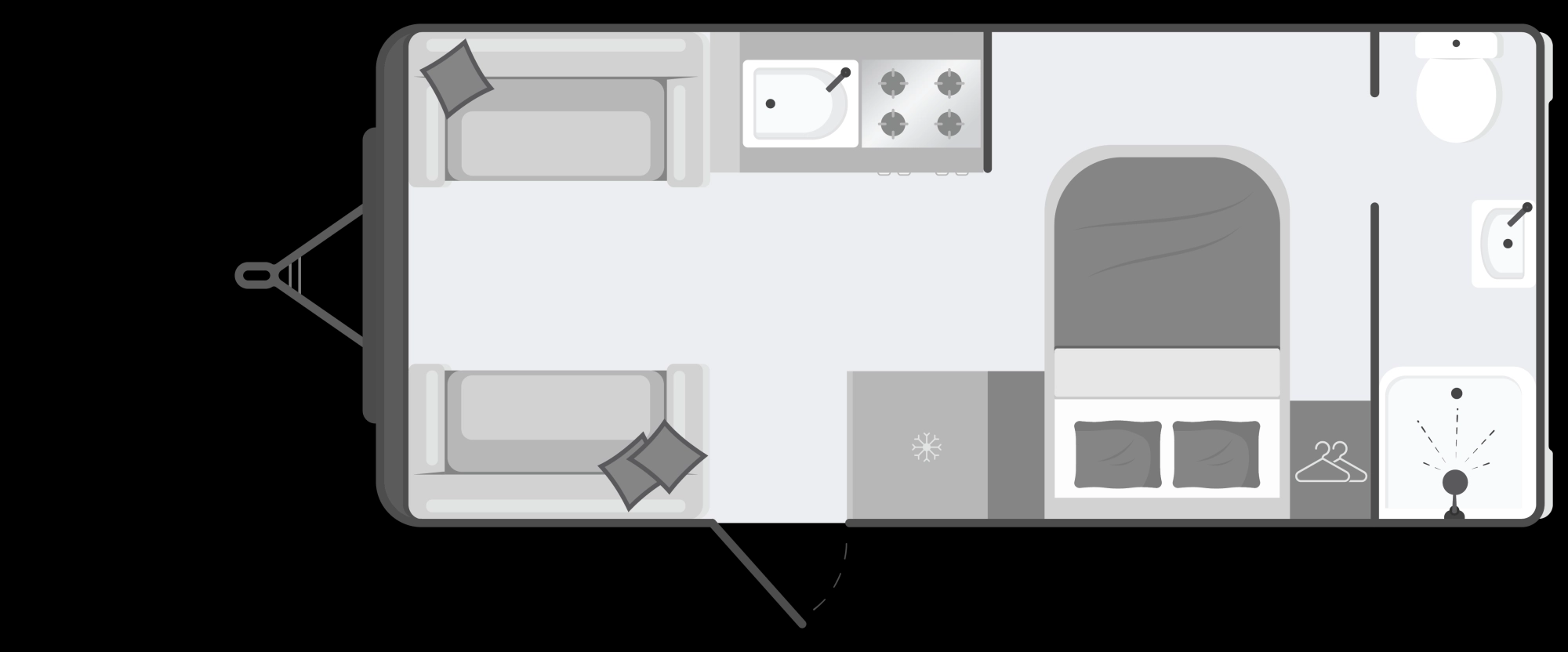 Caravan Floor Plan
