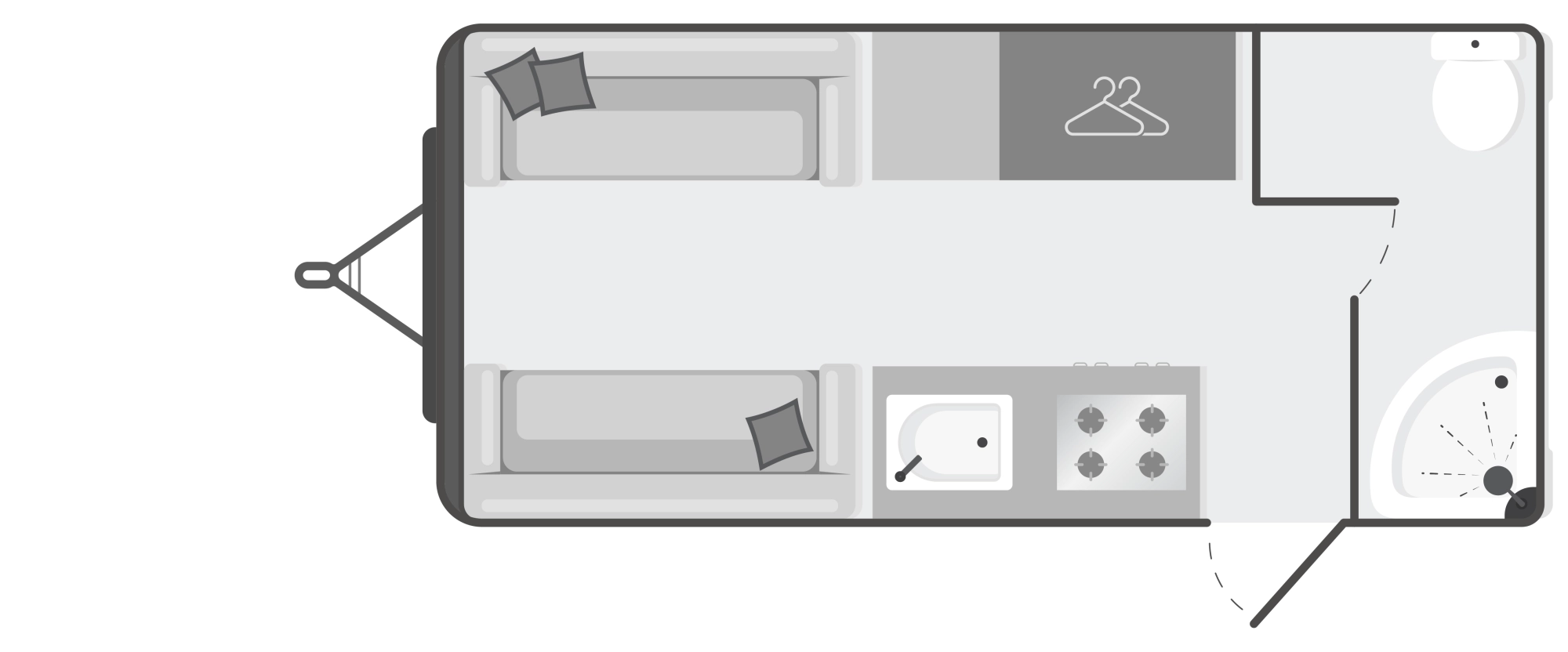 Caravan Floor Plan