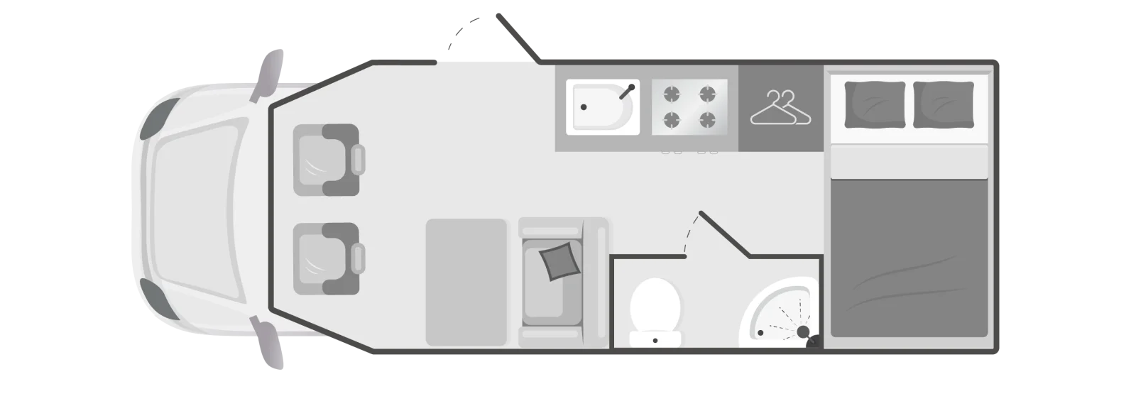 Caravan Floor Plan